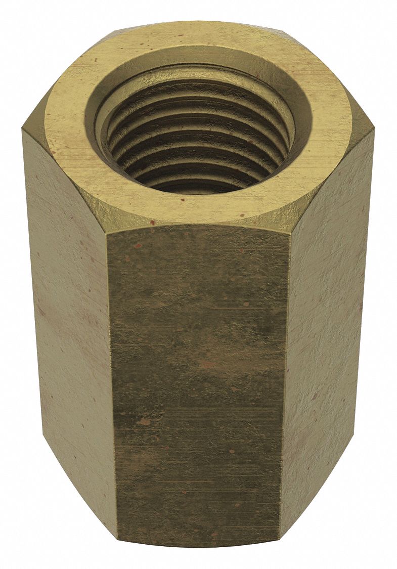 Zinc plated grade 8 coupling nut 1hy86 205826bg grainger