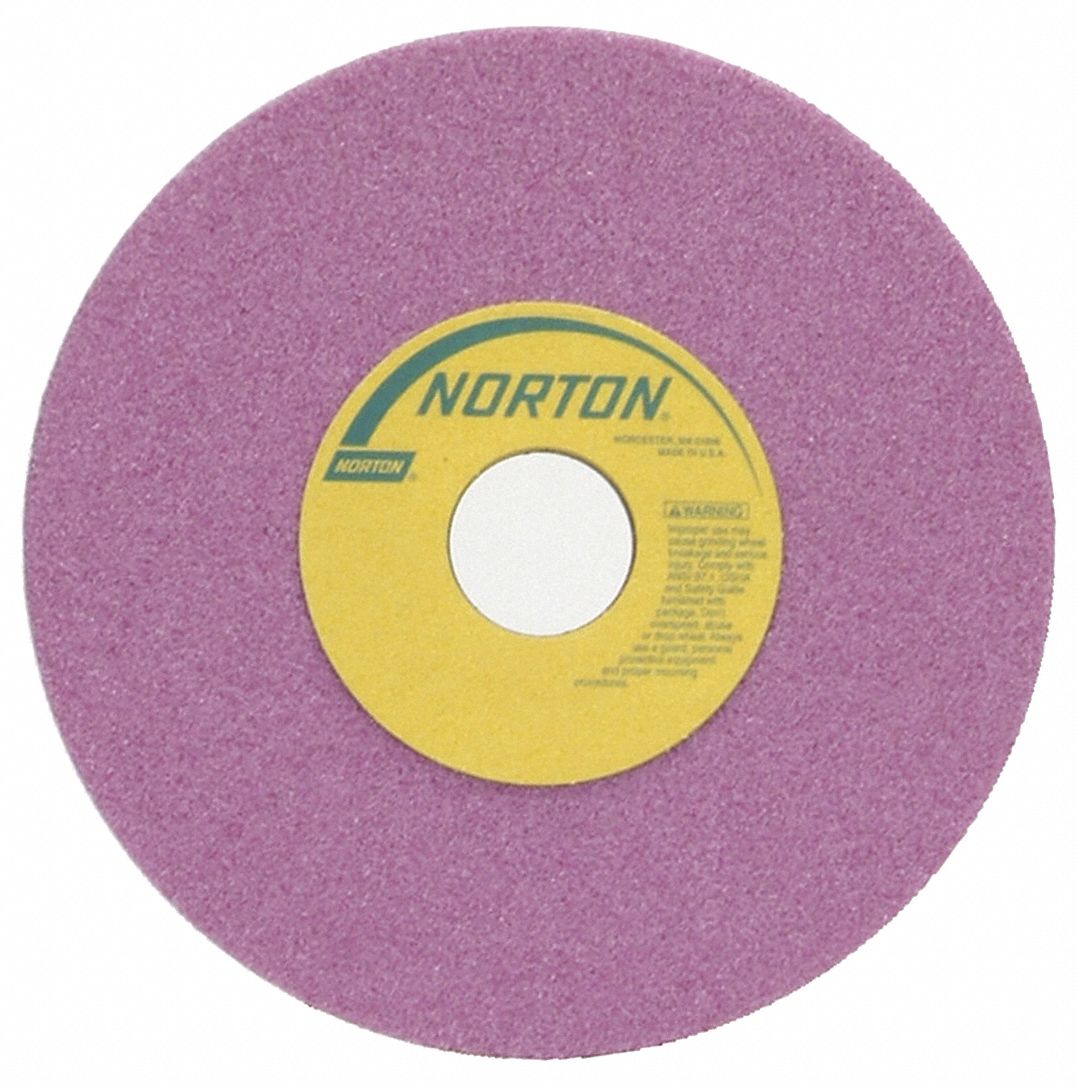 STRAIGHT GRINDING WHEEL, TYPE 1, 7 IN X ½ IN X 1¼ IN, 25A60-JVBE, 5 PK