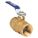 MANUAL TWO-WAY BALL VALVE: ½ IN, BRASS, STRAIGHT, FNPT X FNPT, FULL PORT BALL PORT