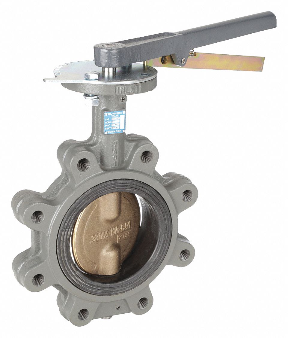 BUTTERFLY VALVE, LUG, 8 IN, CI, EPDM LINER