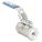 MANUAL TWO-WAY BALL VALVE: ¼ IN, STAINLESS STEEL, STRAIGHT, FNPT X FNPT, ONE-PIECE