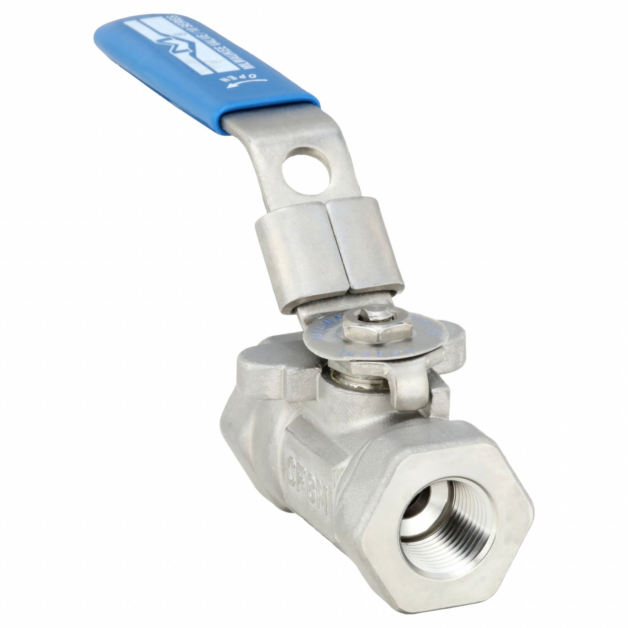 Manual 2-Way Ball Valve, NPT, SS