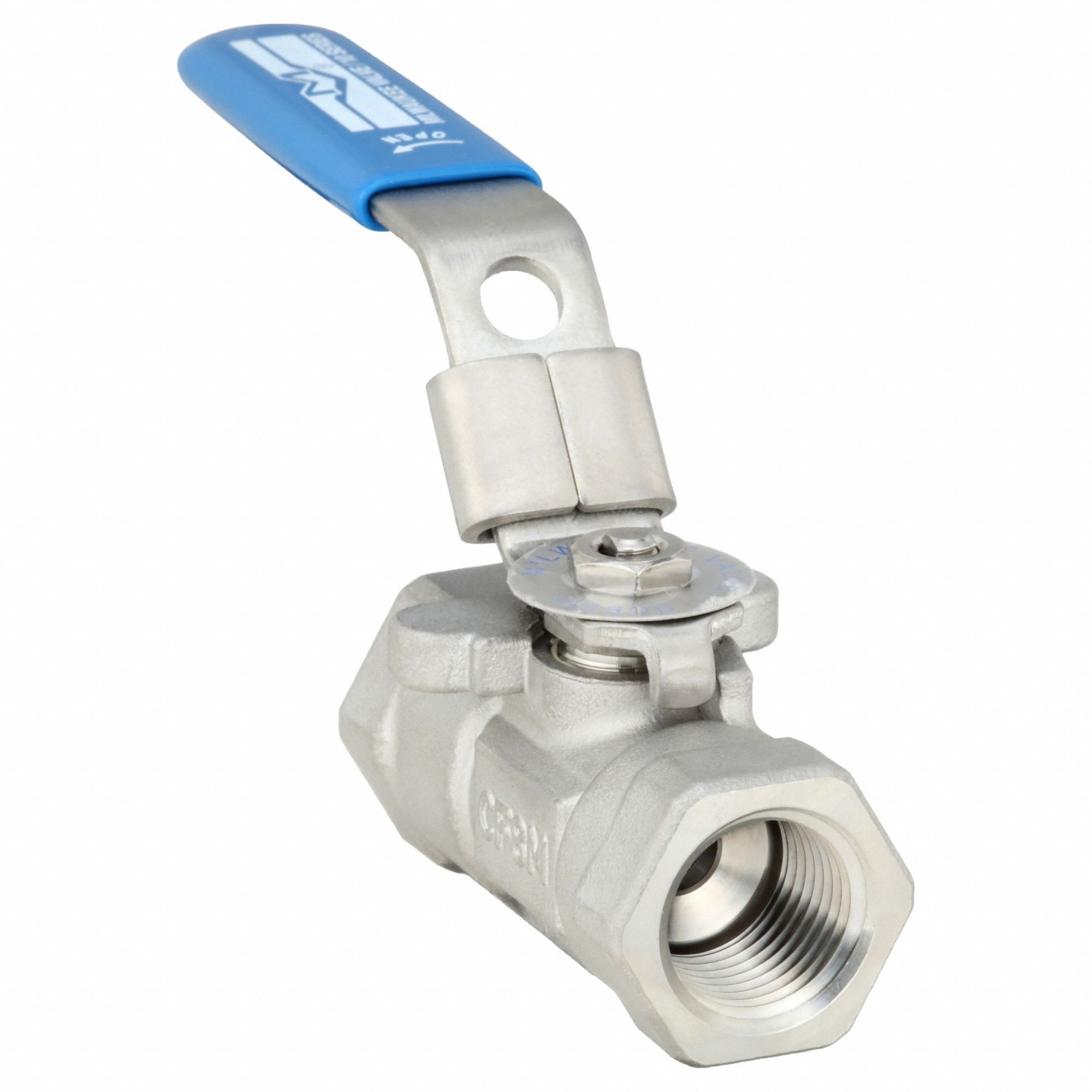 Manual 2-Way Ball Valve, NPT, SS