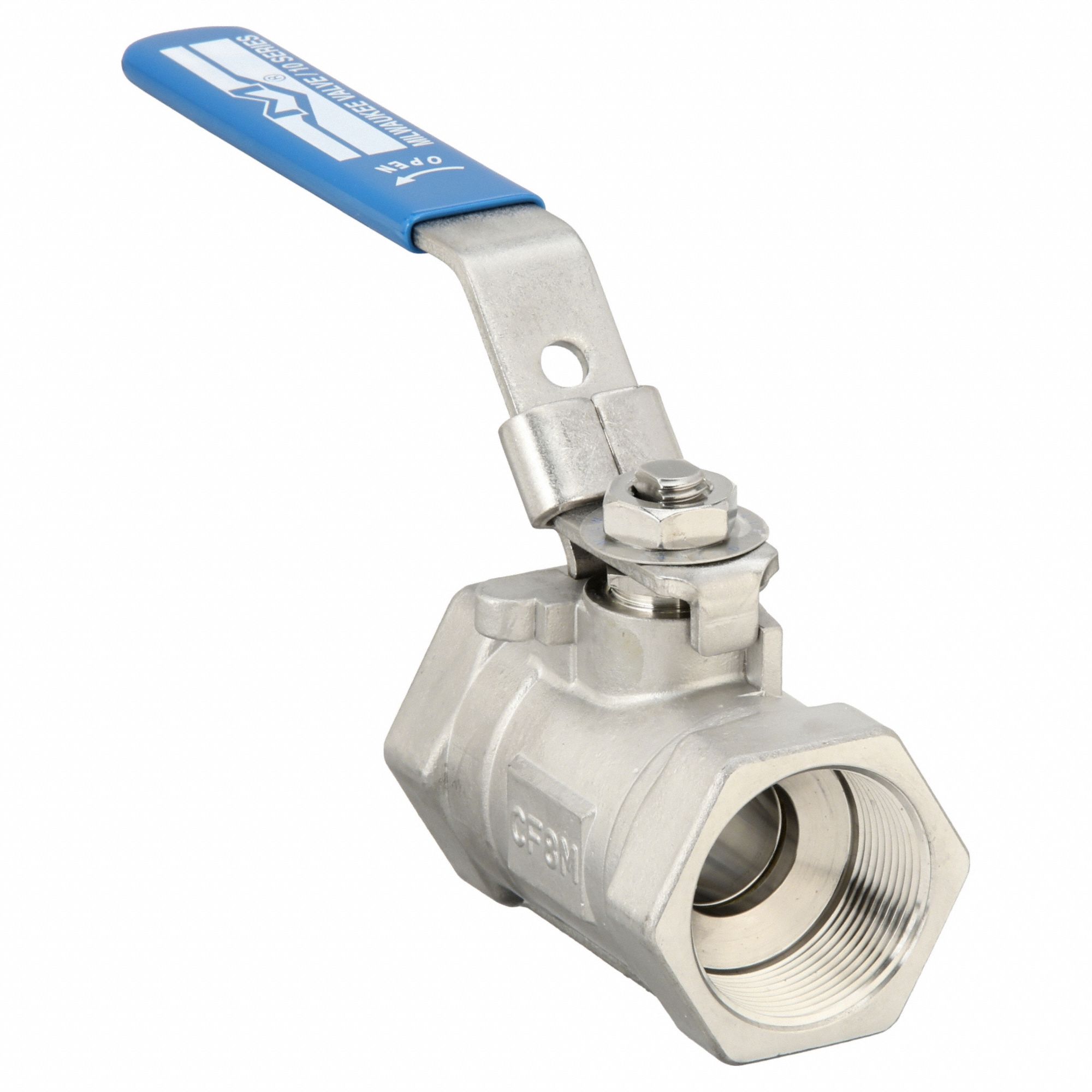 Manual 2-Way Ball Valve, NPT, SS