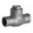 SWING CHECK VALVE, SWING, INLINE VALVE BODY, ½ IN PIPE, SWEAT X SWEAT, BRASS