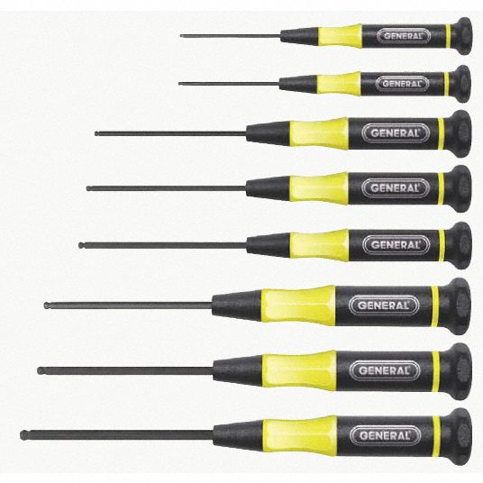 Ball Hex Driver Set, Number of Pieces 8 Grainger