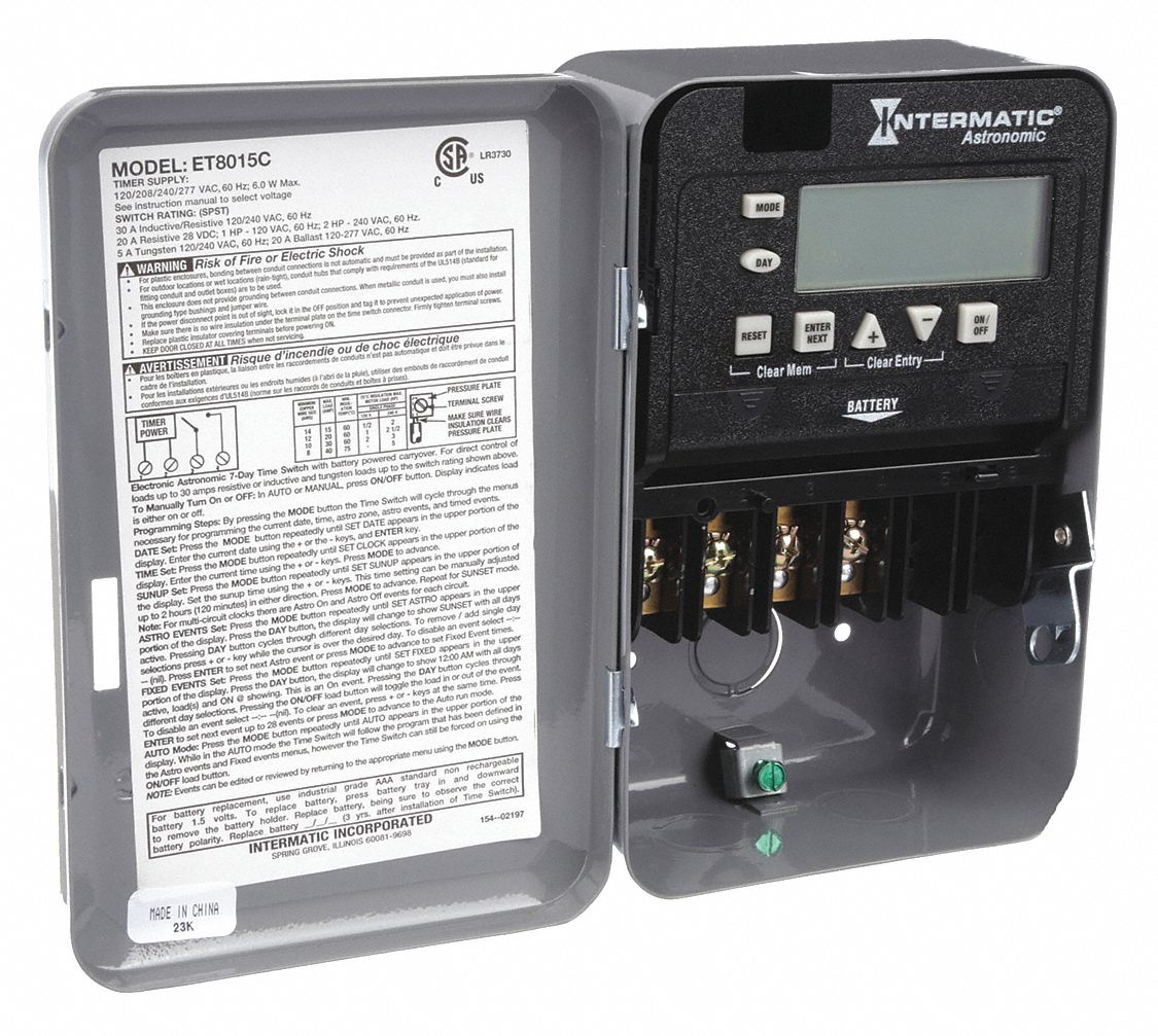 ELECTRONIC TIMER, 7 DAY, ASTRONOMIC