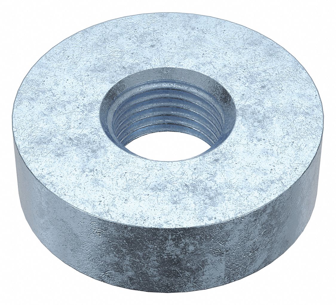 1/4"40 Thread, 5/8 in Hex Wd, Panel Nut 1JLJ4Z0103 Grainger
