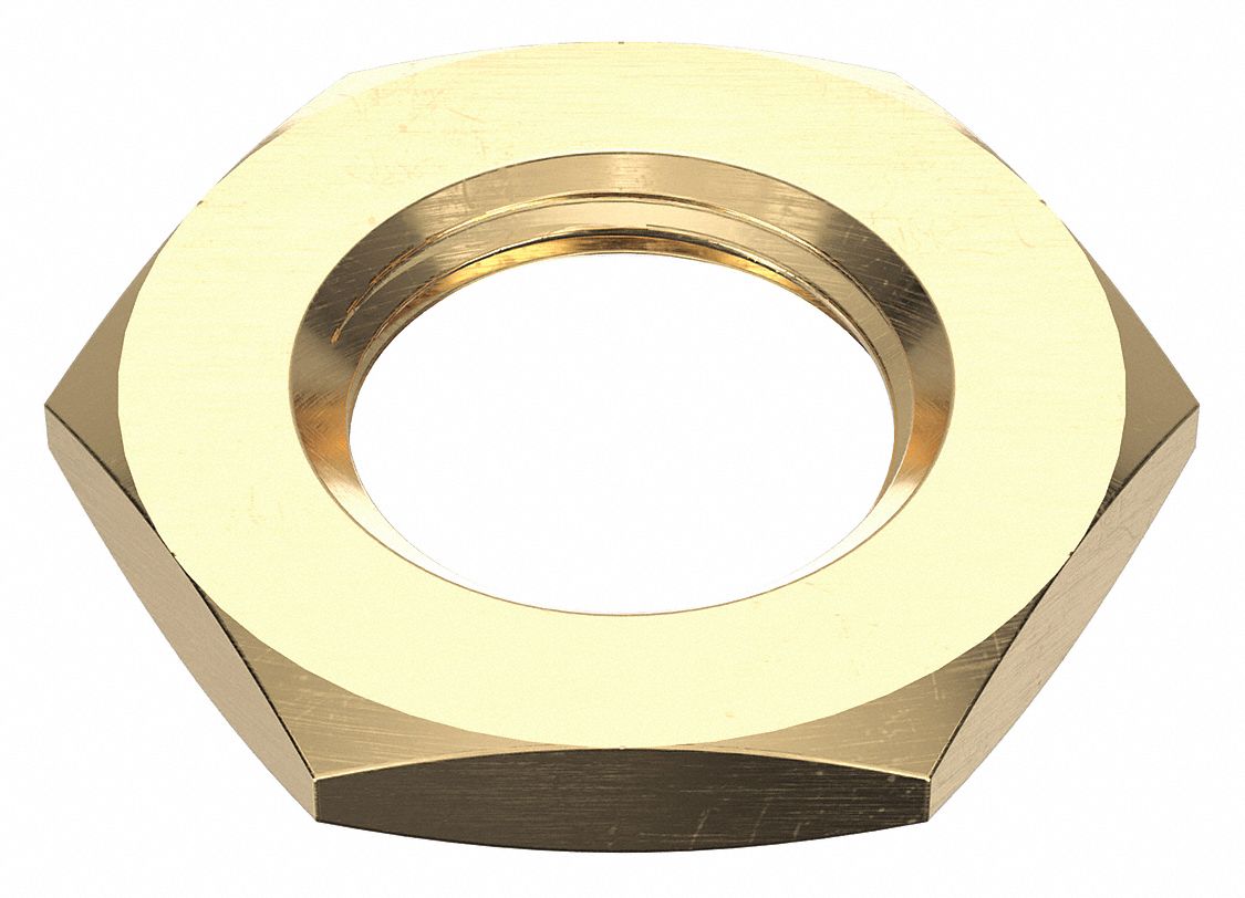 1/4"40 Thread, 5/8 in Hex Wd, Panel Nut 1JLT6Z0203 Grainger