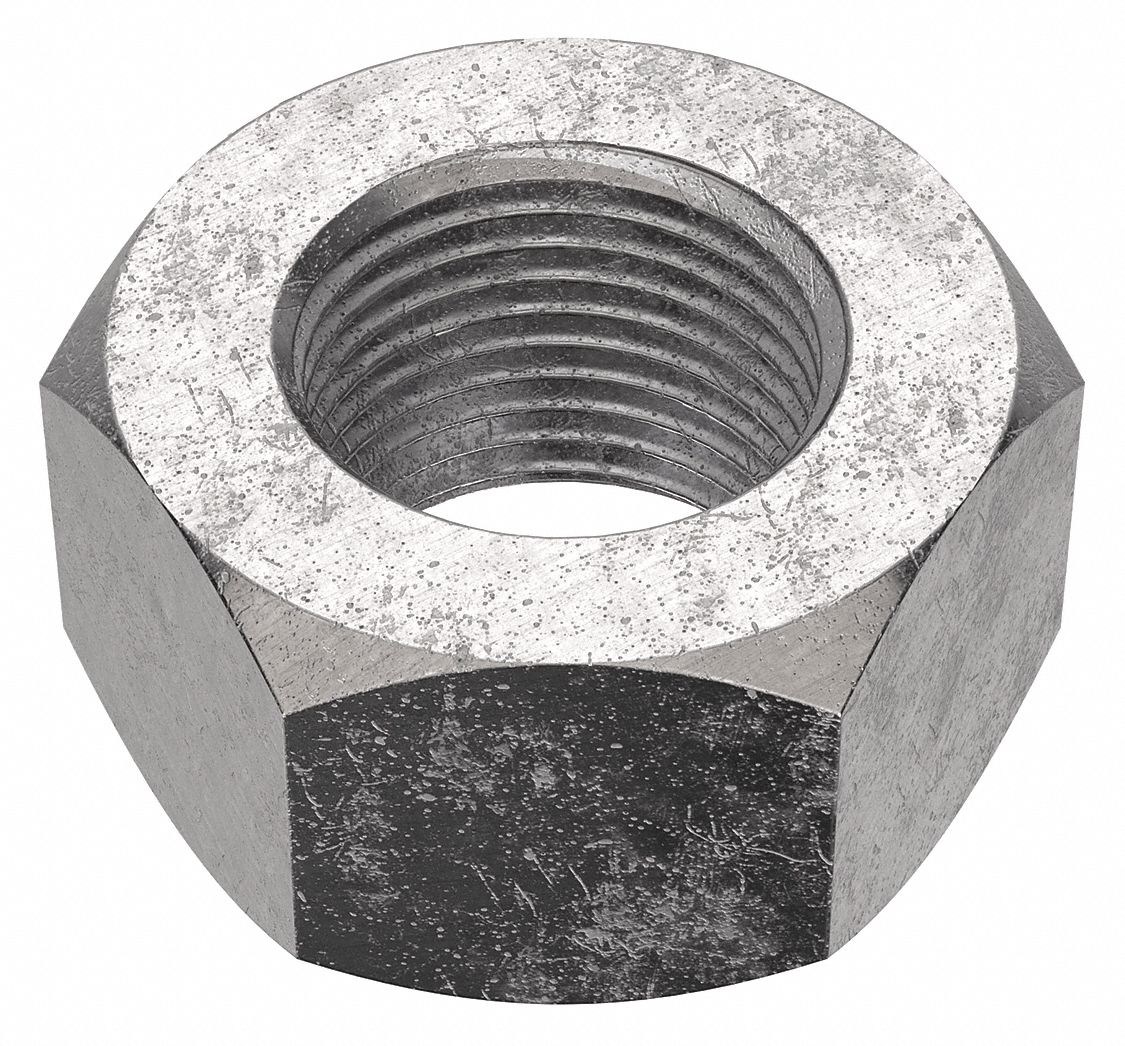 7/16"28 Thread, 11/16 in Hex Wd, Panel Nut 1JLW7Z0428SS Grainger