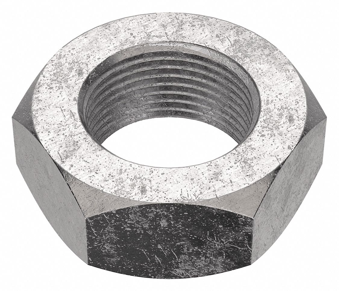 PANEL NUT, ½"-28 THREAD, ¾ IN HEX W, 18-8 STAINLESS STEEL, PLAIN FINISH