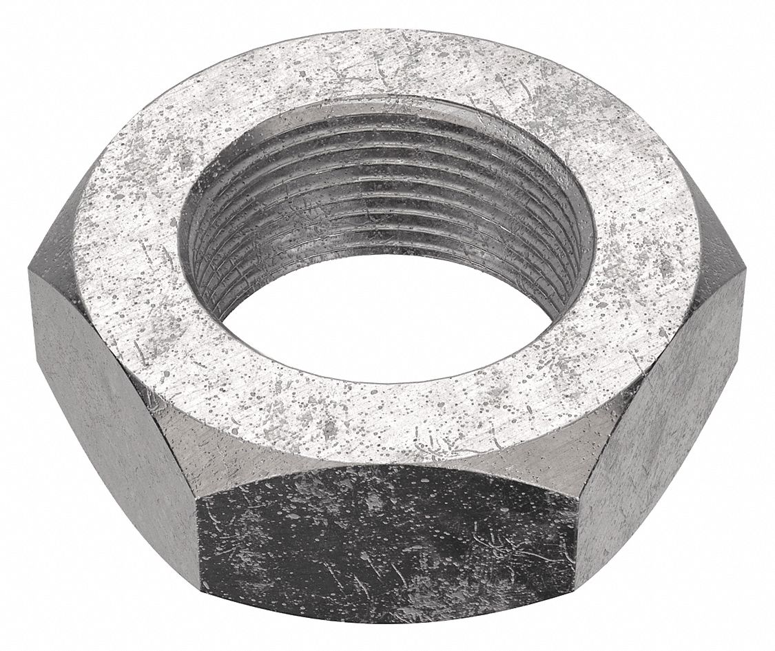 Panel Nut: Panel, 7/8"-20 Thread, 1 5/16 in Hex Wd, 31/64 in Hex Ht, Stainless Steel, 18-8, Plain