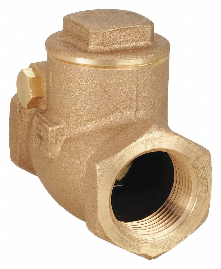 MILWAUKEE VALVE, Single Flow, Inline Swing, Swing Check Valve 1JLZ3