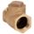 SWING CHECK VALVE, SWING, INLINE VALVE BODY, 2 IN PIPE, FNPT X FNPT, BRONZE