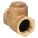 SWING CHECK VALVE, SWING, INLINE VALVE BODY, 1½ IN PIPE, FNPT X FNPT, BRONZE