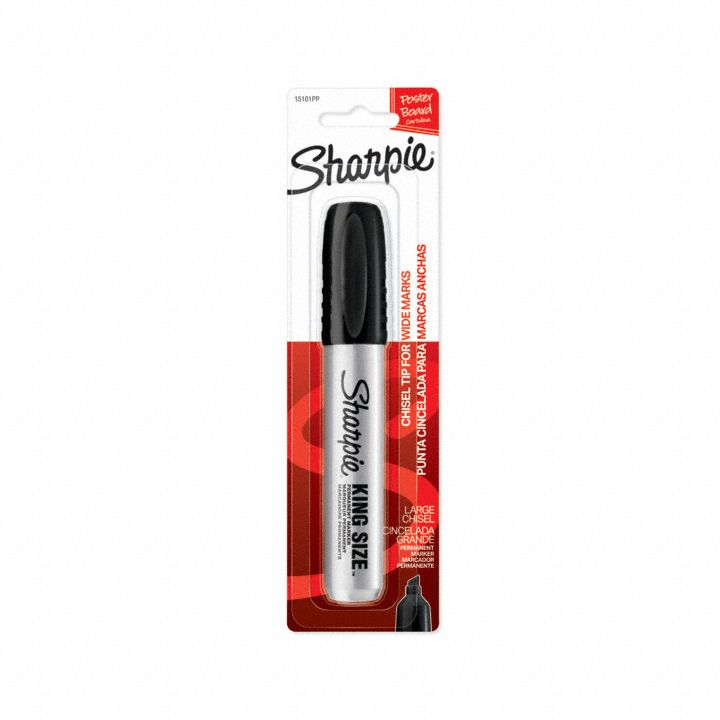 Permanent Marker, Black, Wide