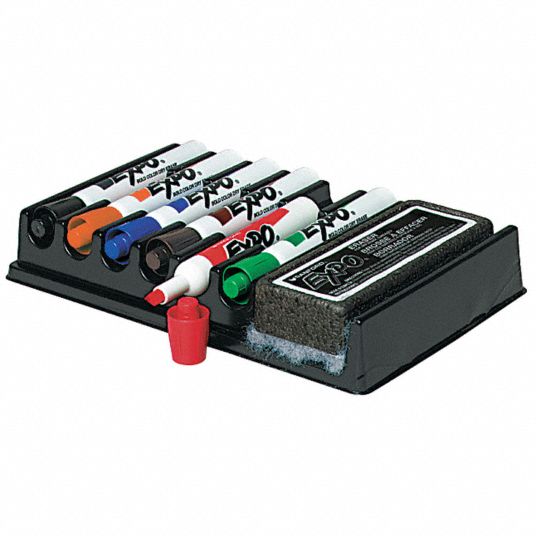EXPO Dry Erase Marker Set, Include Eraser 1JU9683056 Grainger