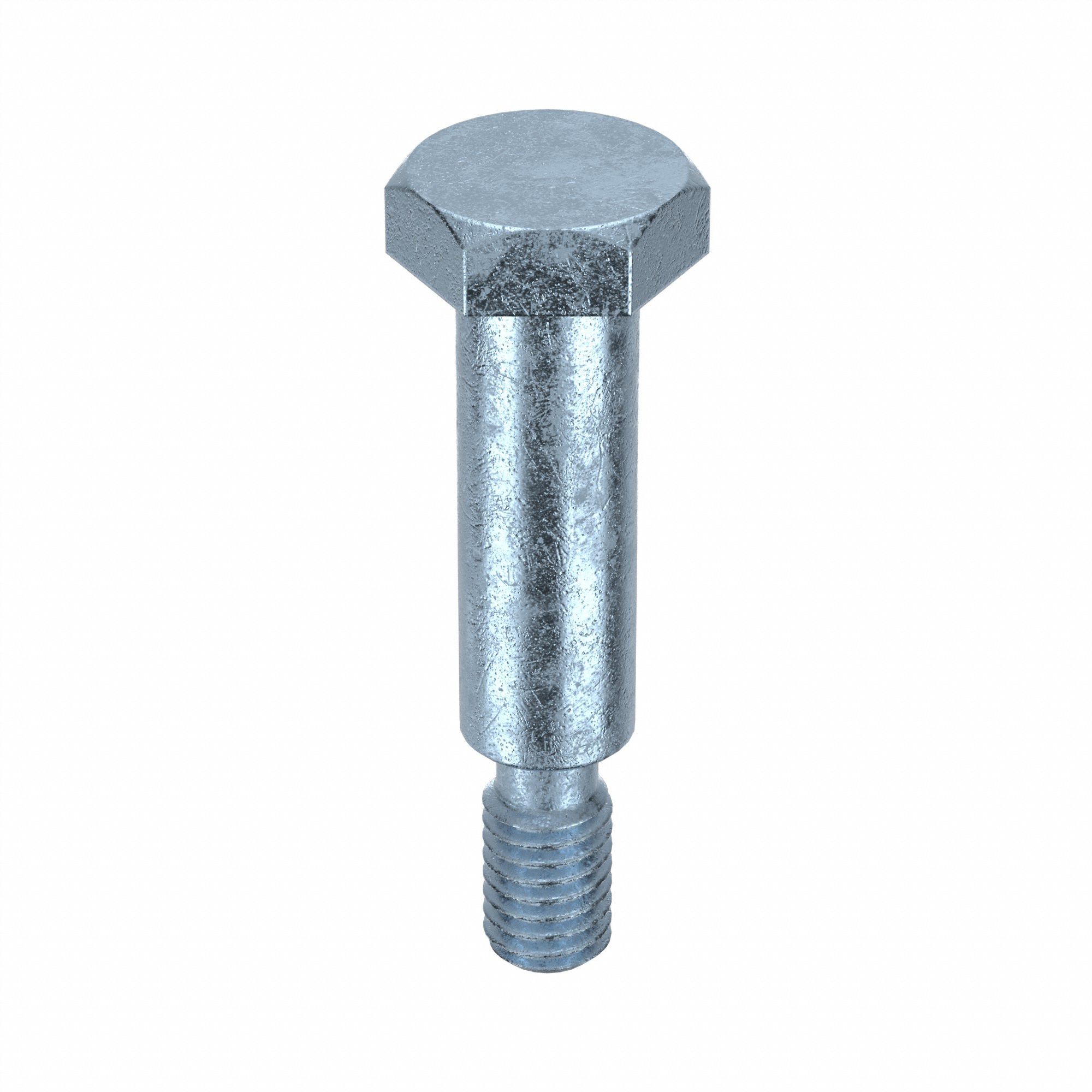 Shoulder Screw: Std Shoulder Screw, 3/8"-16 Thr Size, 3/4 in Thr Lg, 1 1/2 in Shoulder Lg, Hex, 2 PK