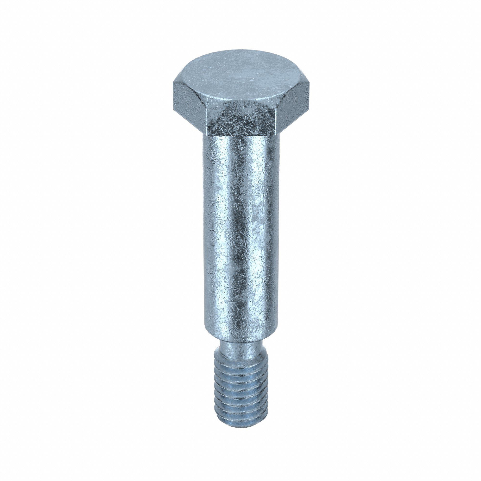 Shoulder Screw: Std Shoulder Screw, 3/8"-16 Thr Size, 3/4 in Thr Lg, 1 5/8 in Shoulder Lg, Hex, 2 PK