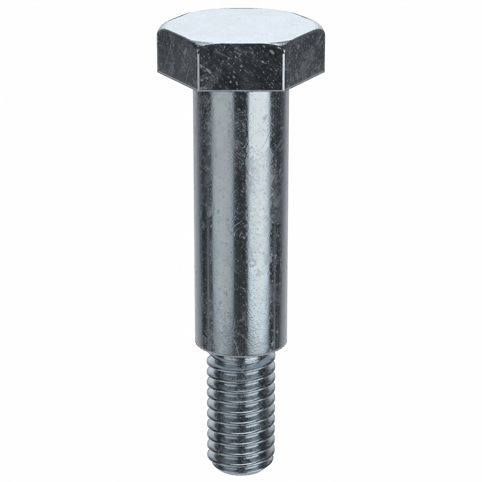 Shoulder Screw: Std Shoulder Screw, 3/8"-16 Thr Size, 3/4 in Thr Lg, 2 1/8 in Shoulder Lg, Hex, 2 PK