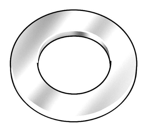 Flat Washer Plain M6 PK10