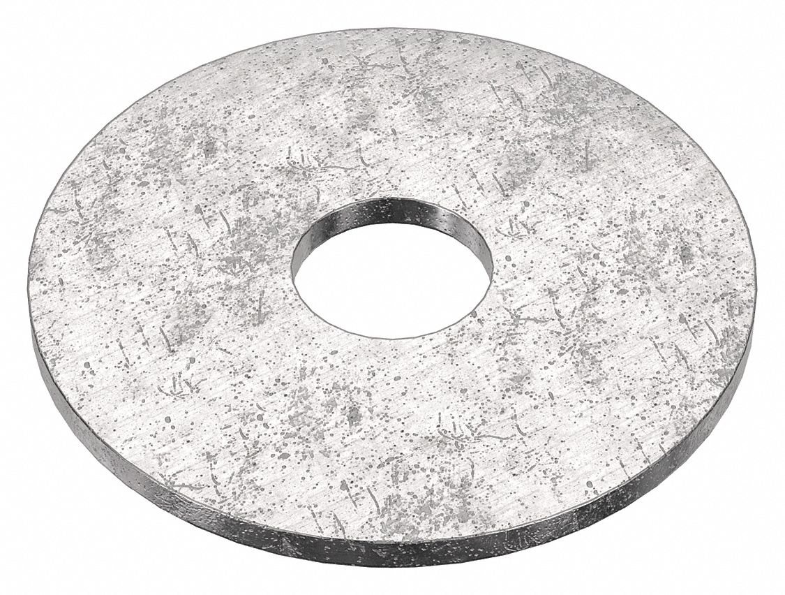 Large O.D. & Thick Oversized Washer: 18-8, Stainless Steel, 5/8 in Screw Sz, 0.688 in In Dia, 18-8