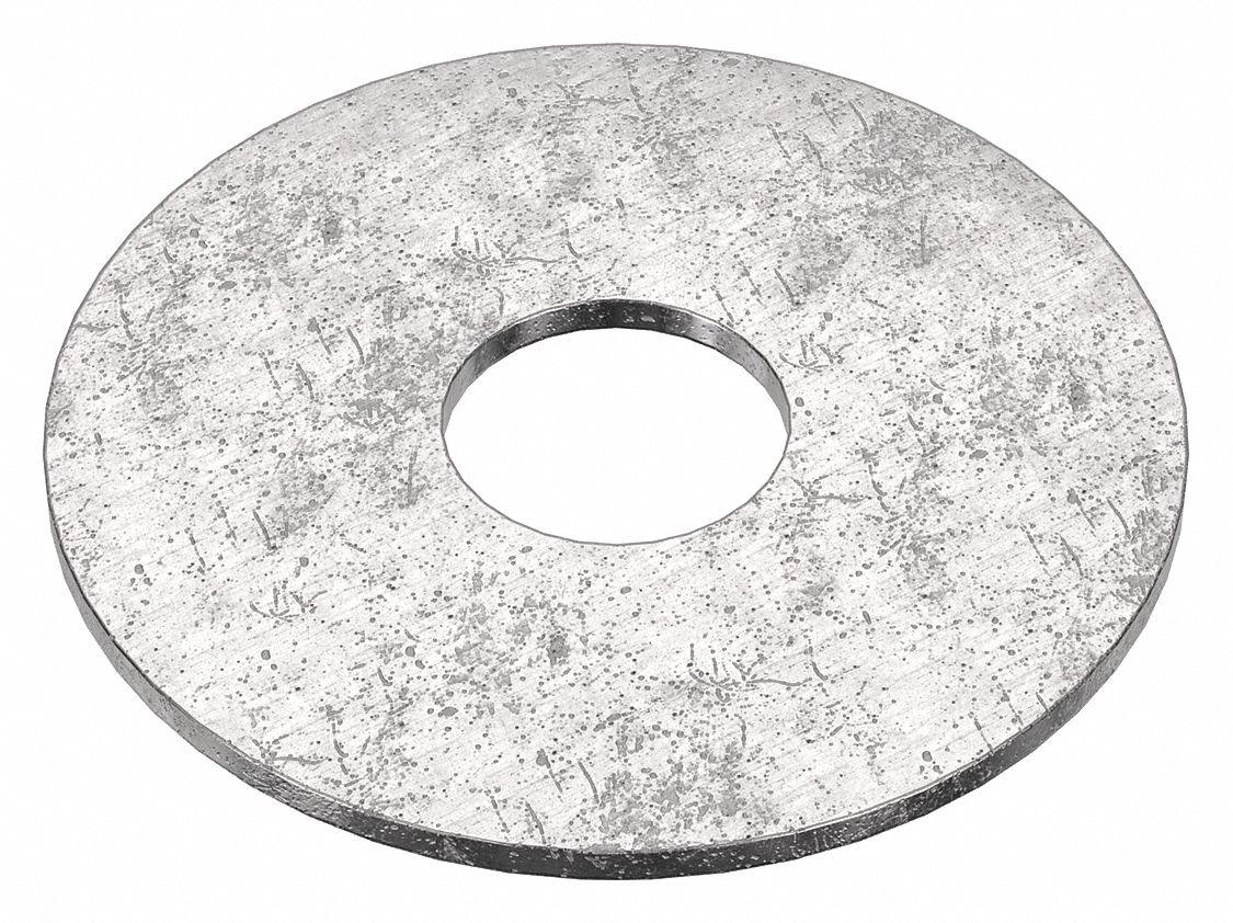 Large O.D. & Thick Oversized Washer: 18-8, Stainless Steel, 1 in Screw Sz, 1.063 in In Dia, 18-8