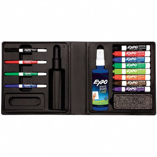 EXPO, Fine, Capped, Dry Erase Marker Set 1JY1080054 Grainger
