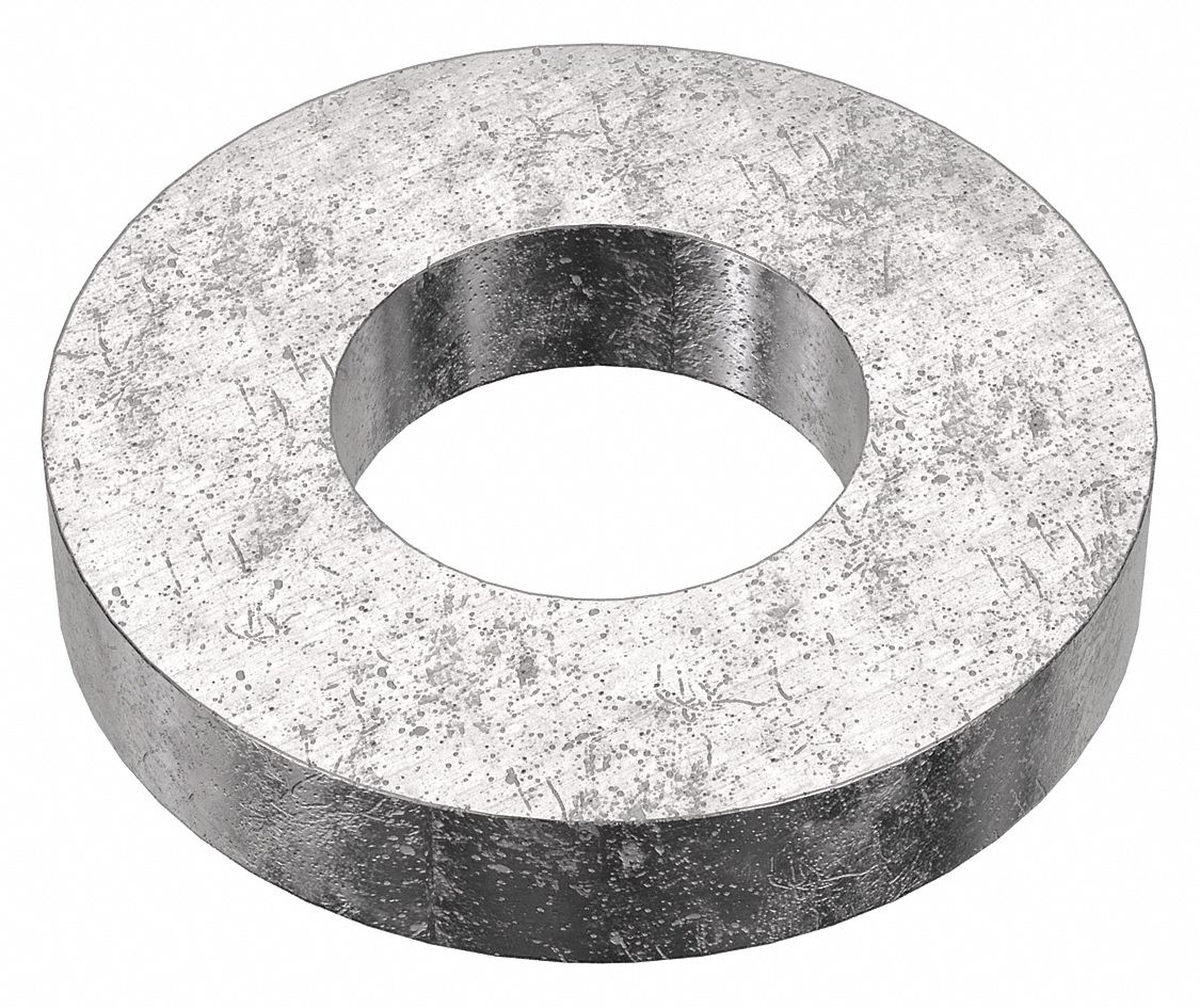 Flat Washer: 18-8, Stainless Steel, M5 Screw Sz, 5.3 mm In Dia, 11 mm Out Dia, 2 mm Max Thick, 10 PK