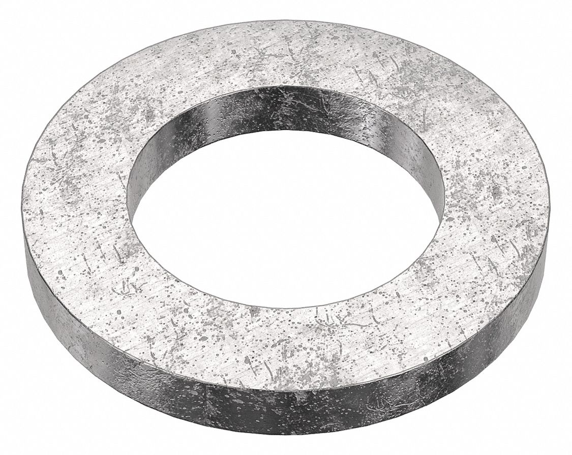 Flat Washer: 18-8, Stainless Steel, M14 Screw Sz, 15 mm In Dia, 25 mm Out Dia, 3 mm Max Thick, 5 PK