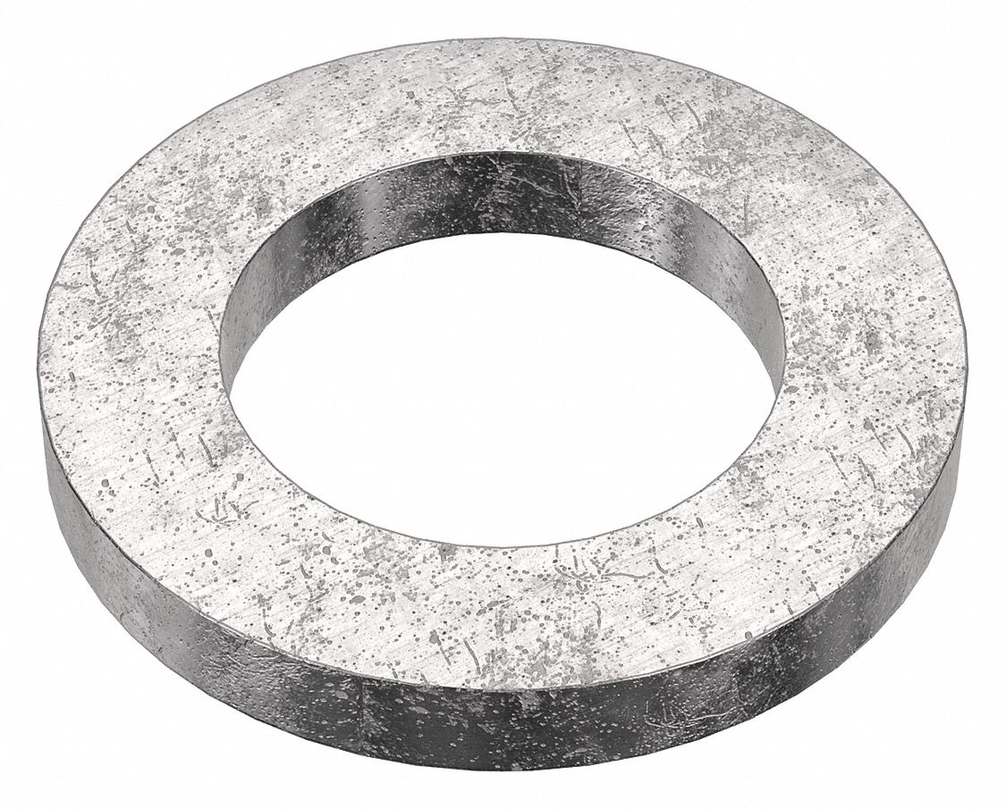 Flat Washer: 18-8, Stainless Steel, M16 Screw Sz, 17 mm In Dia, 28 mm Out Dia, Std Flat Washer, 5 PK