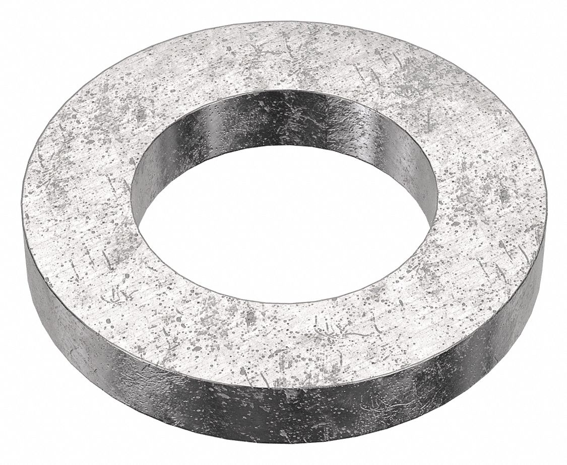 Flat Washer: 18-8, Stainless Steel, M24 Screw Sz, 25 mm In Dia, 43 mm Out Dia, 6.5 mm Max Thick
