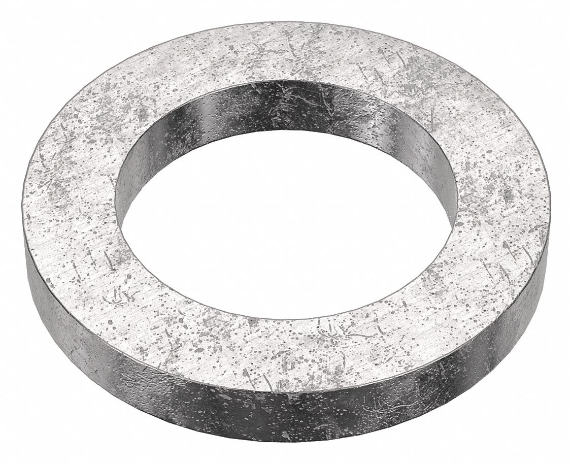 Flat Washer: 18-8, Stainless Steel, M30 Screw Sz, 31 mm In Dia, 48 mm Out Dia, 6.5 mm Max Thick