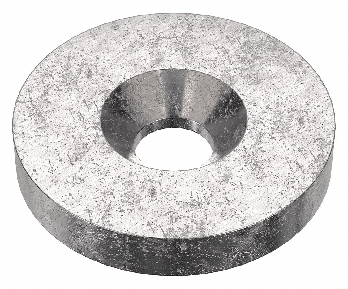 COUNTERSUNK WASHER, FOR #8 SCREW, 18-8 STAINLESS STEEL, PLAIN FINISH, 0.187 IN MAX INSIDE DIA