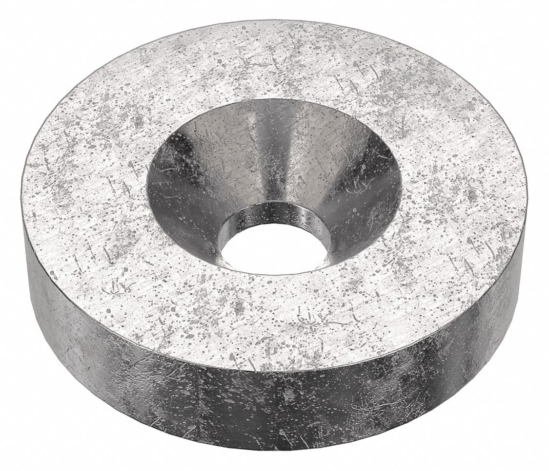Machined Countersunk Washer: 18-8, Stainless Steel, 1/4 in Screw Sz, 1 1/4 in Outside Dia