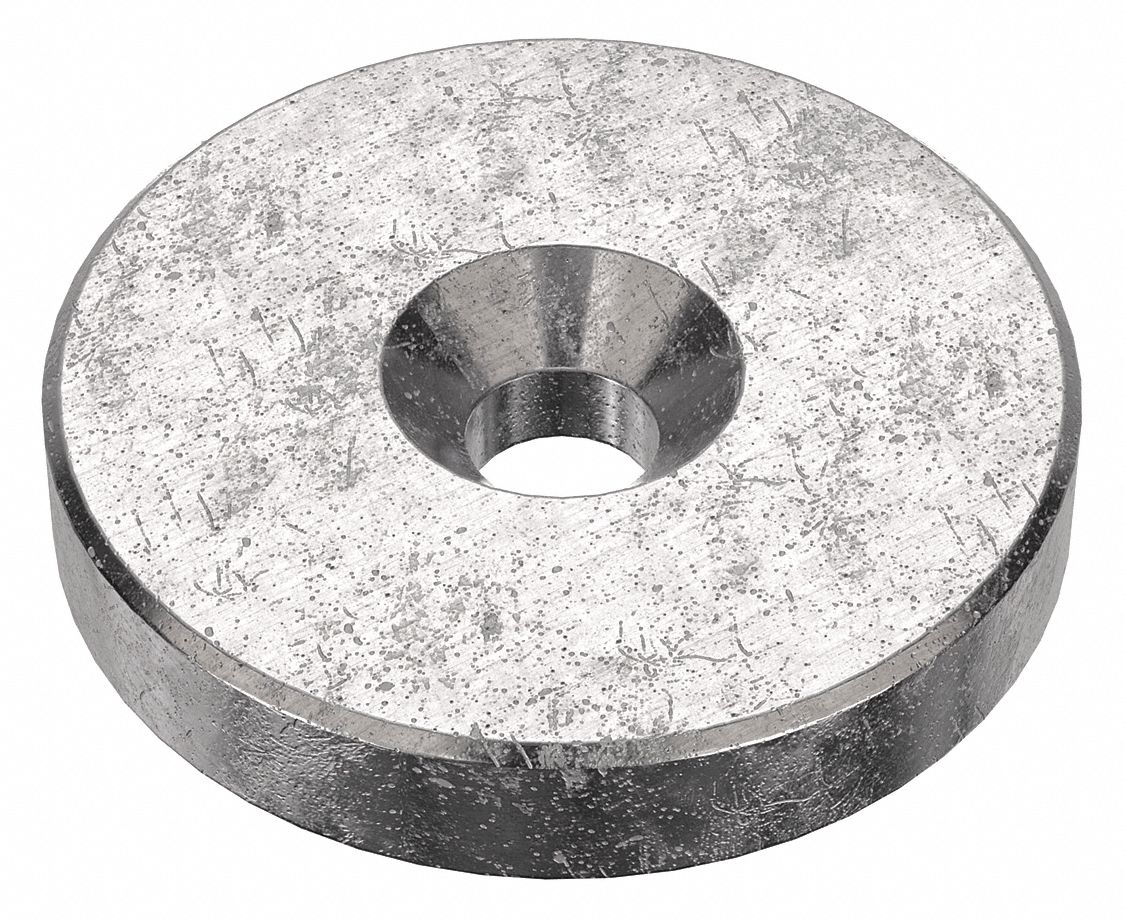 For Screw Size 1/4 in, Stainless Steel, Countersunk Washer For Screw Size 1/4 in, Stainless Steel, Countersunk Washer
