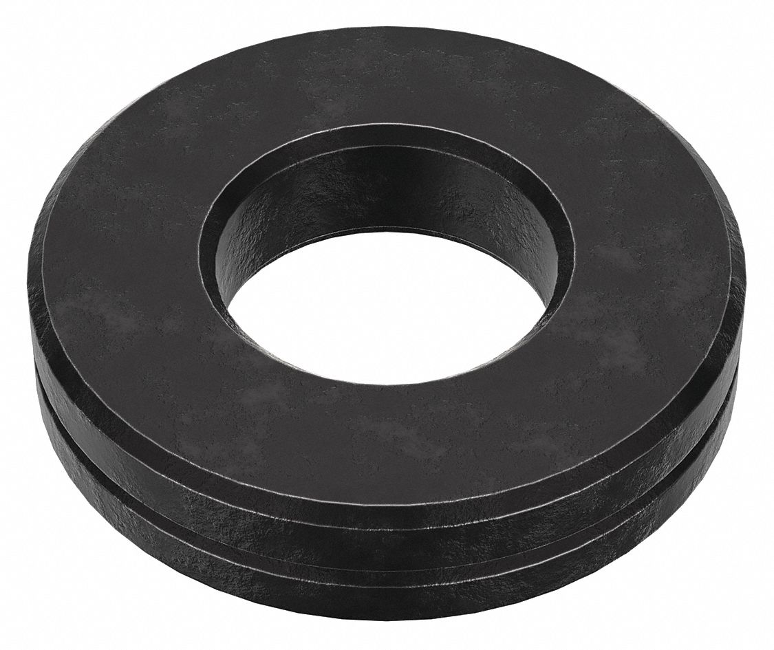 SPHERICAL WASHER, FOR ⅝ IN SCREW, STEEL, BLACK OXIDE, 0.688 IN BOTTOM ID, 1 PR