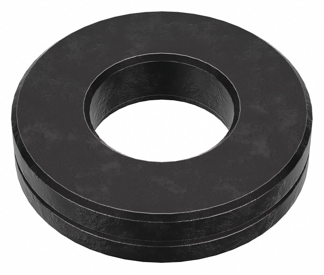 SPHERICAL WASHER, FOR SCREW SIZE ¾ IN, STEEL, BLACK OXIDE, 0.813 IN BOTTOM ID, 1 PR