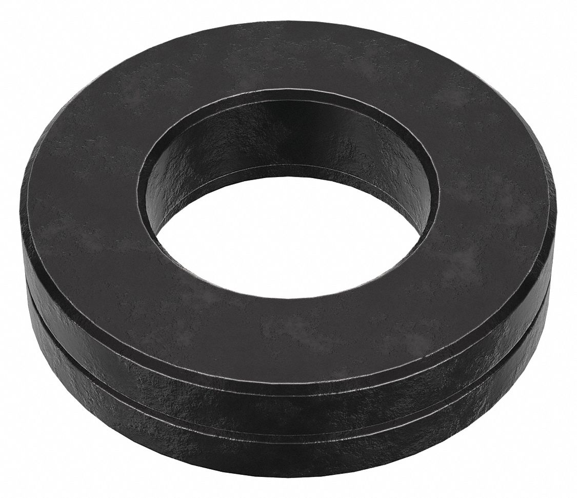 SPHERICAL WASHER, FOR 1 IN SCREW, STEEL, BLACK OXIDE, 1.125 IN BOTTOM ID, 1 PR