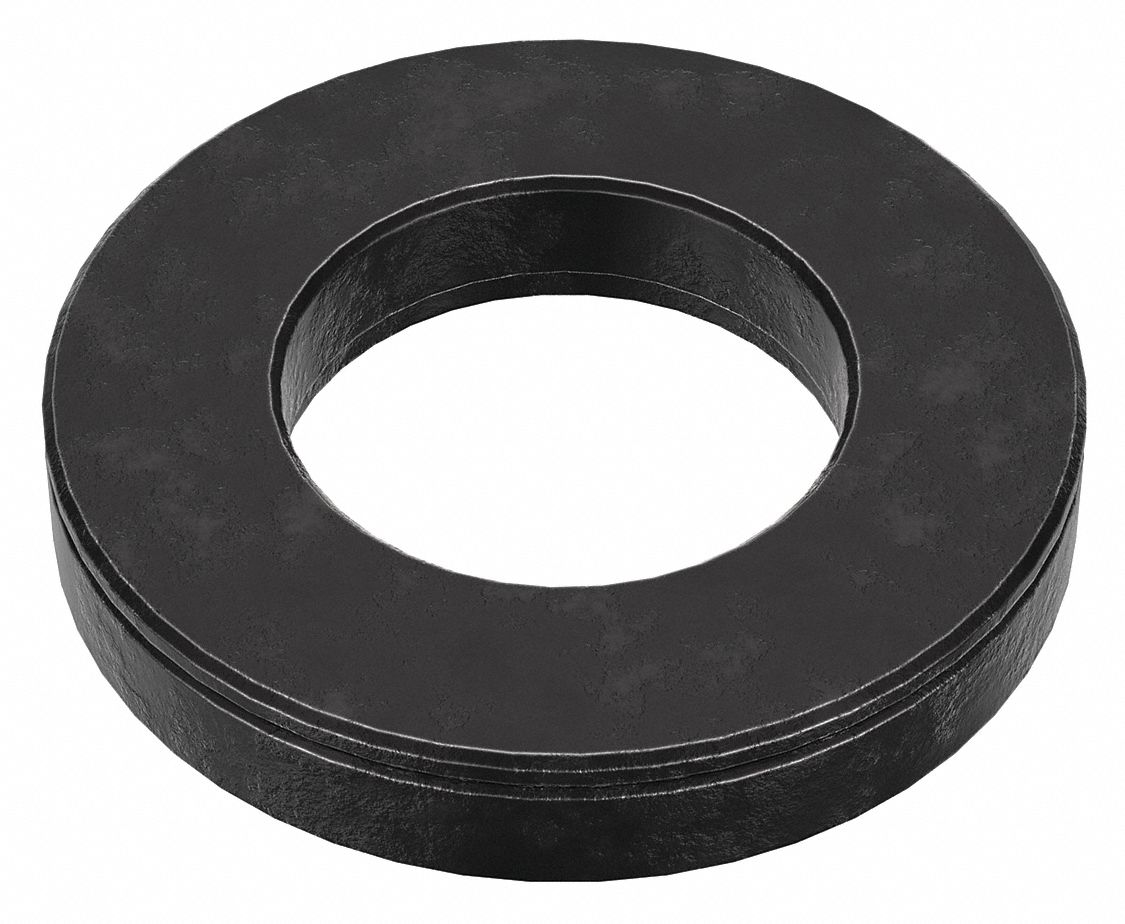 SPHERICAL WASHER, FOR SCREW SIZE 1½ IN, STEEL, BLACK OXIDE, 1.625 IN BOTTOM ID, 1 PR