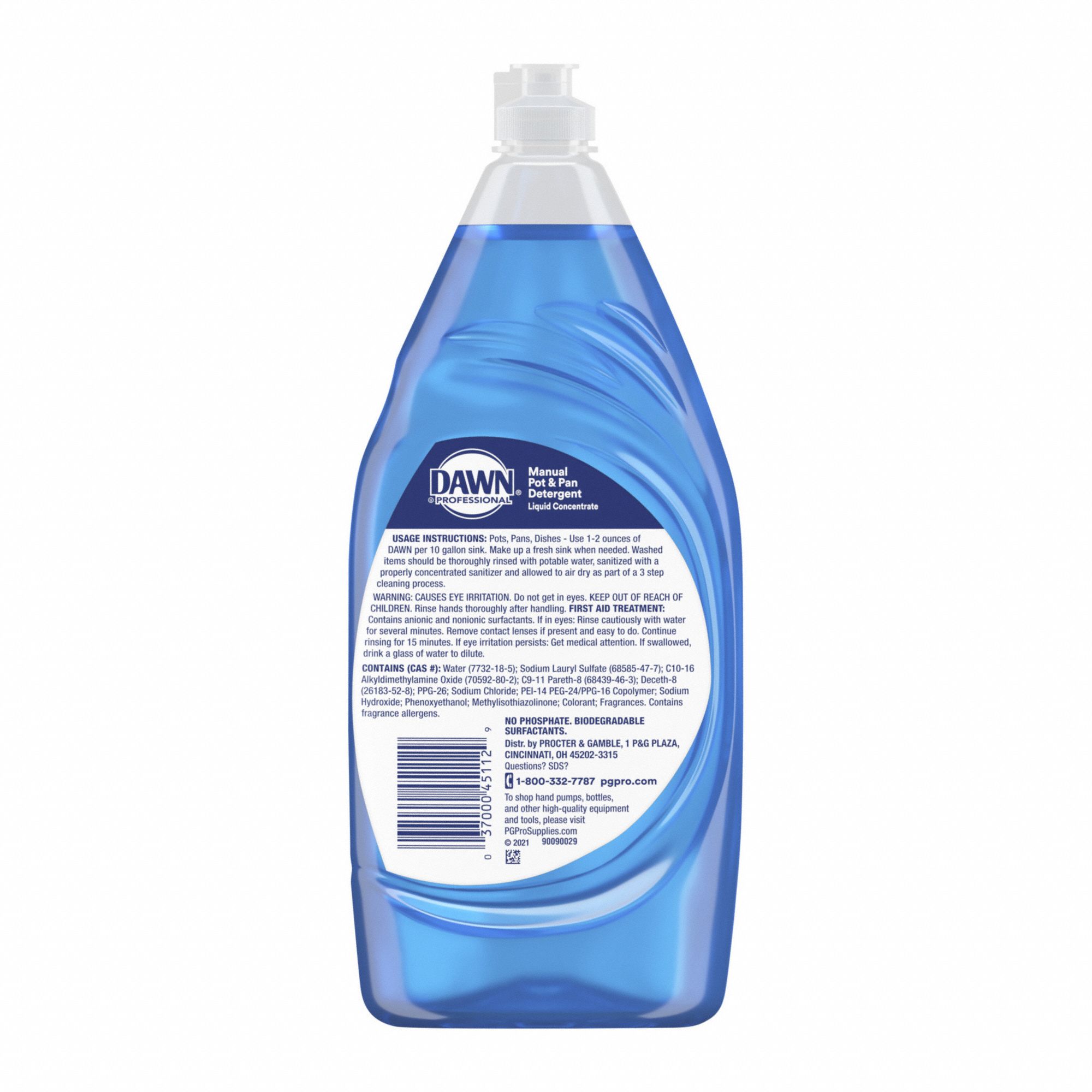 DAWN Pots and Pans Cleaner Hand Wash, Liquid, Bottle, 38 oz, Unscented