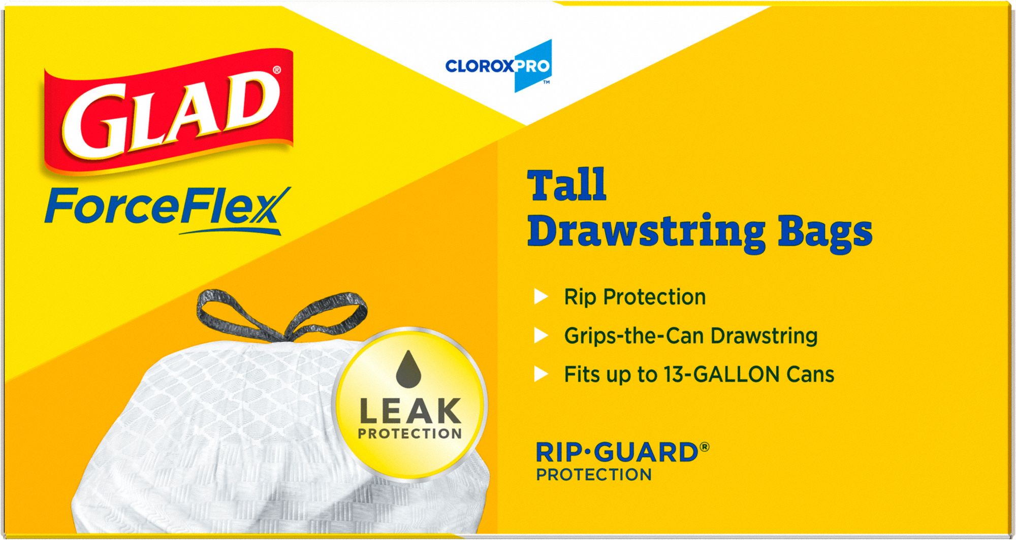 glad-trash-bags-13-gal-capacity-24-in-wd-27-1-2-in-ht-0-78-mil-thick-white-lldpe-100-pk