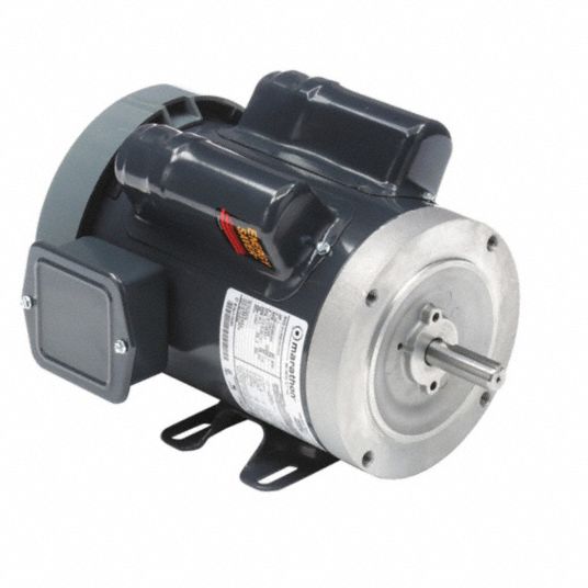 MARATHON MOTORS, Totally Enclosed Fan-Cooled, Face/Base Mount, General ...