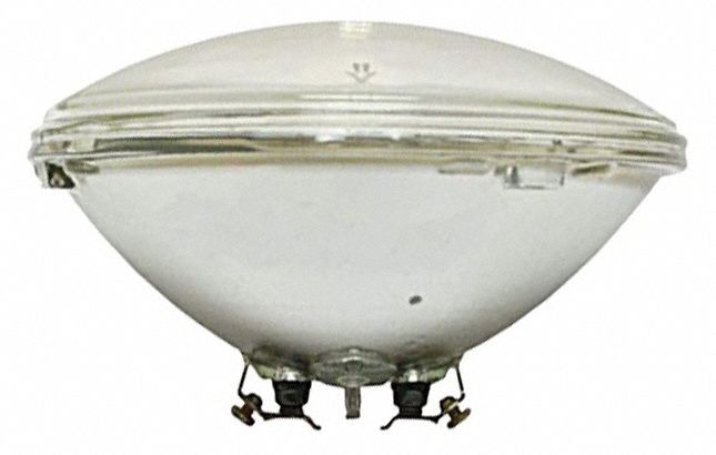 INCANDESCENT BULB, PAR56, SCREW TERMINALS, 350 W, 2750K, CLEAR, 75V AC