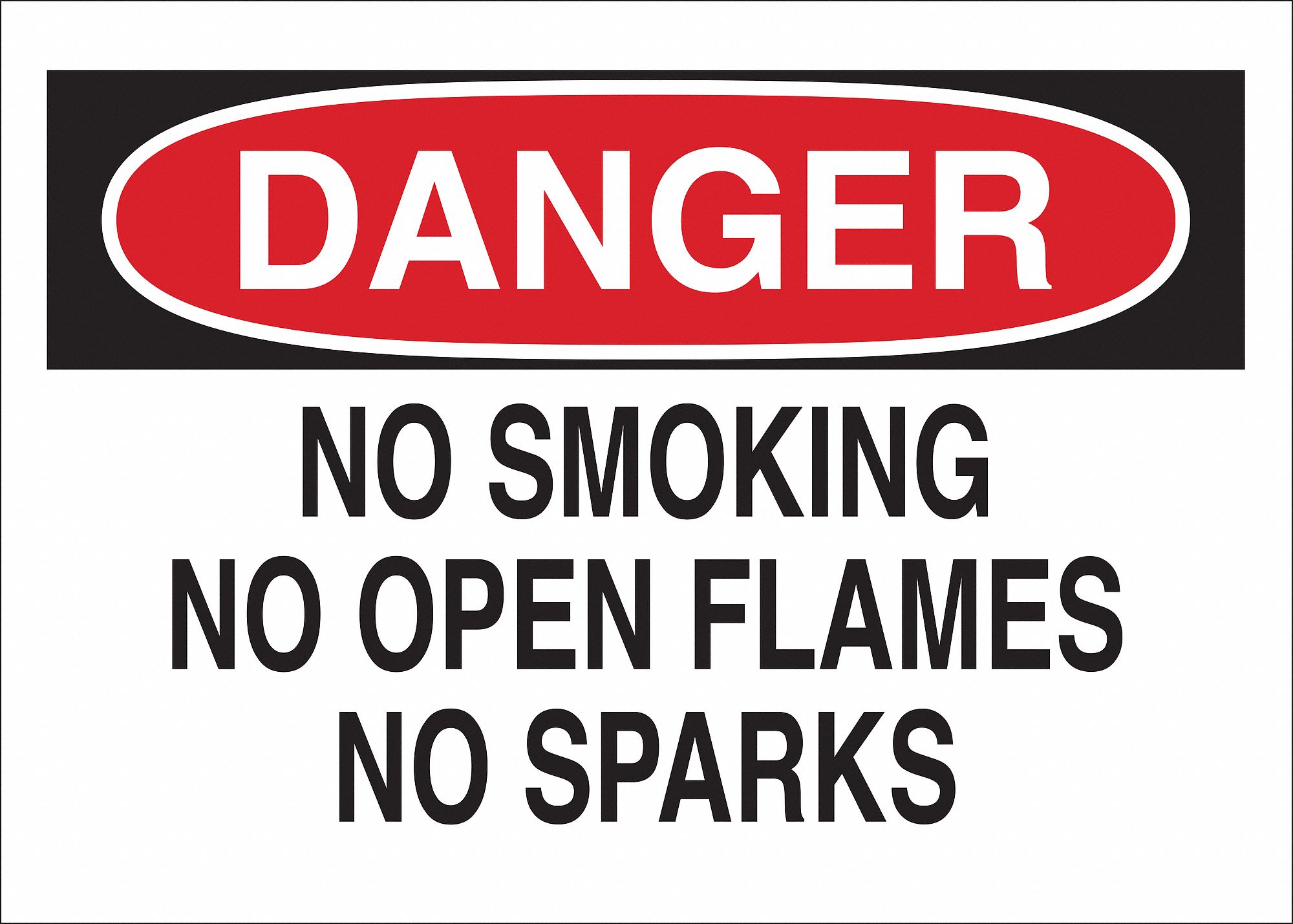 SIGN DANGER NO SMOKING 10X14