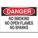 SIGN DANGER NO SMOKING 10X14