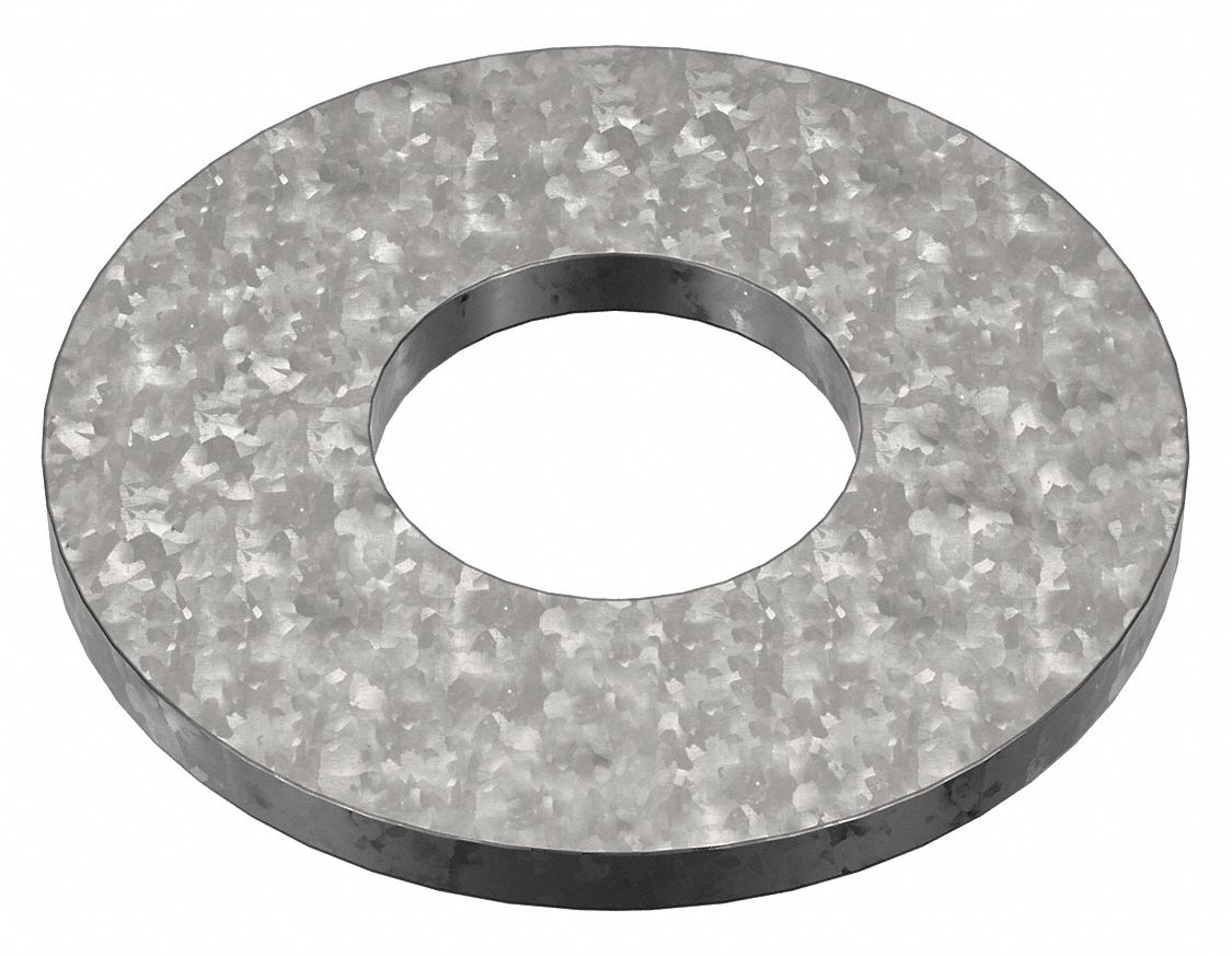 USS WASHER, FOR SCREW SIZE 5/16 IN, STEEL, HOT DIPPED GALVANIZED, ⅞ IN OD, 100 PK