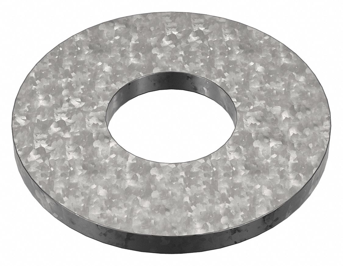 RONDELLE USS,P/VIS ½PO,ACIER,GALVANISÉ À CHAUD PAR TREMPE,DI 0,563PO,50PQ