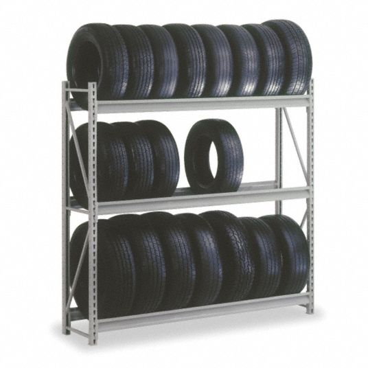 GRAINGER APPROVED Single Sided Starter Tire Rack 1KAE2TRWS9618