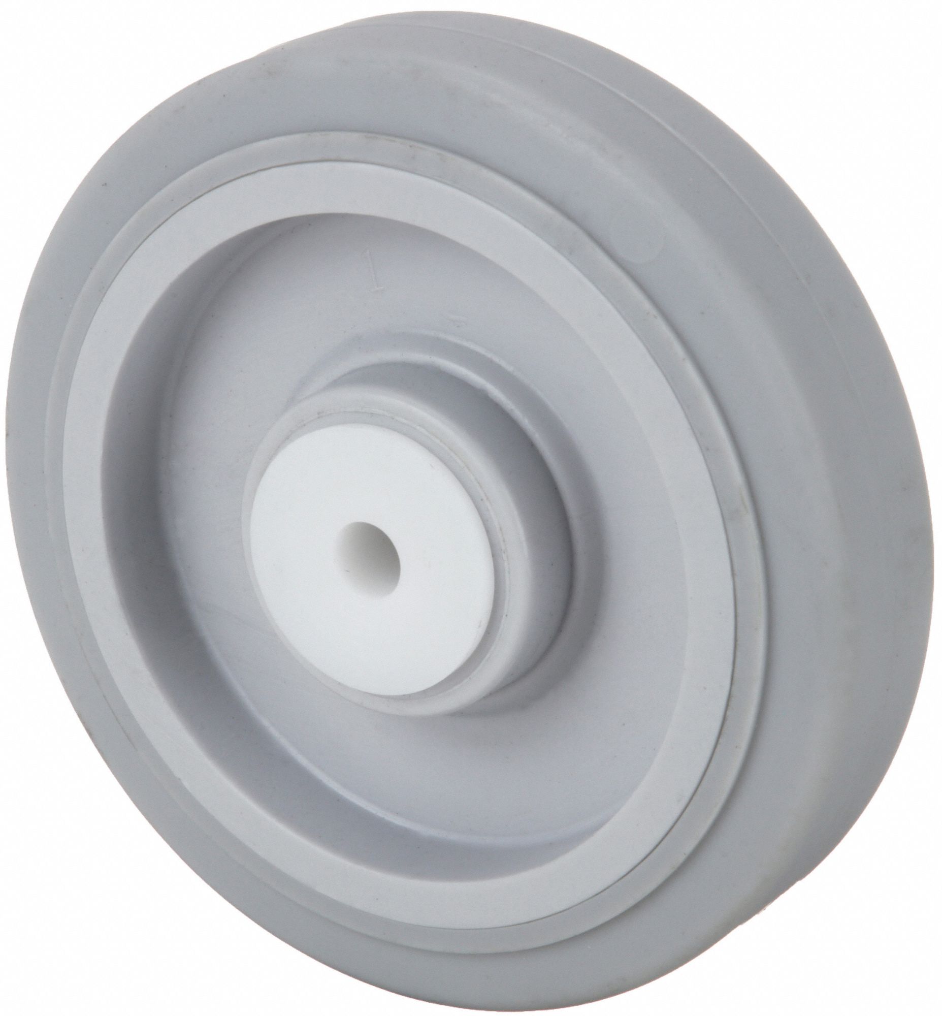 NONMARKING RUBBER TREAD ON PLASTIC CORE WHEEL, 5 IN WHEEL DIAMETER, 1¼ IN WHEEL W